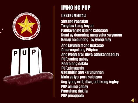 PUP HYMN .